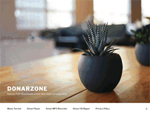 Tablet Screenshot of donarzone.com